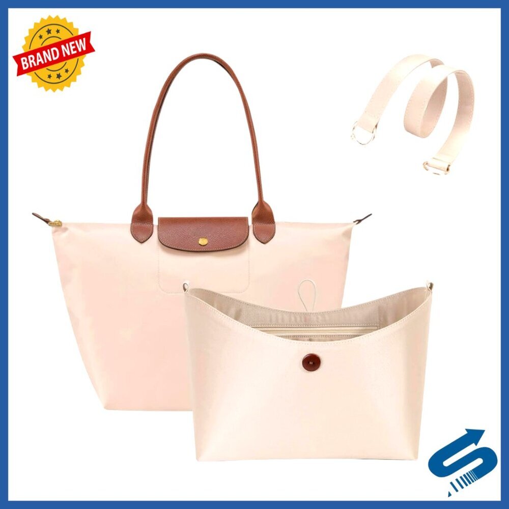 Medium Purse Organizer Insert for Longchamp Bags, Nylon, 9 Pockets